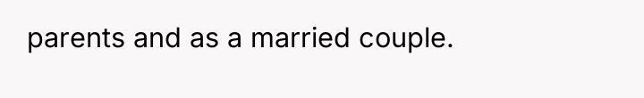 parents and as a married couple.