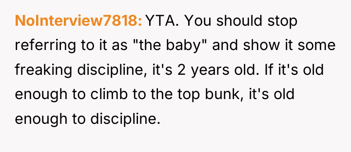 NoInterview7818 YTA. You should stop referring to it as "the...