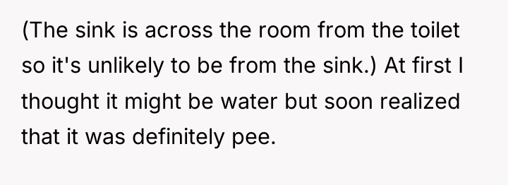 (The sink is across the room from the toilet so...