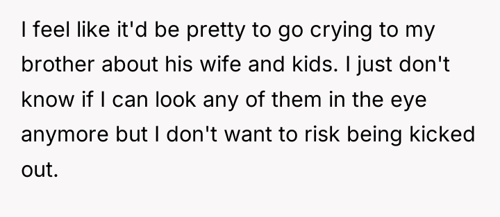 I feel like it'd be pretty to go crying to...