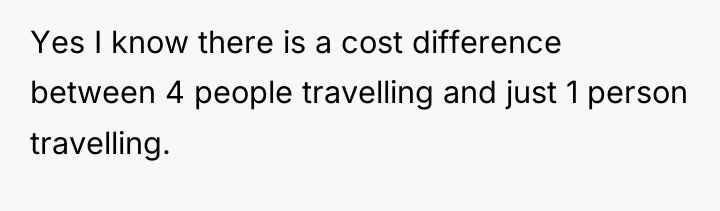 Yes I know there is a cost difference between 4...