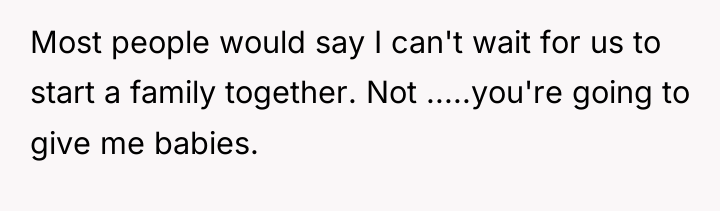 Most people would say I can't wait for us to...