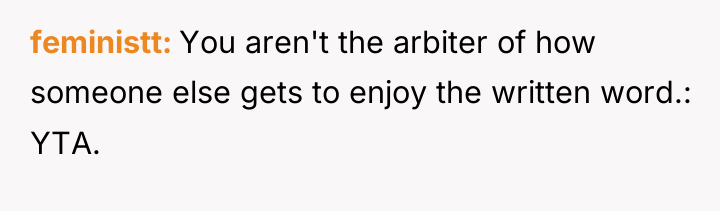 feministt You aren't the arbiter of how someone else gets...