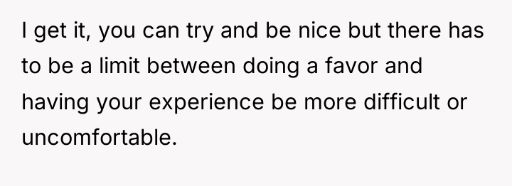 I get it, you can try and be nice but...