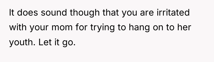 It does sound though that you are irritated with your...