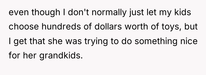 even though I don't normally just let my kids choose...