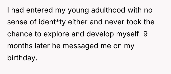 I had entered my young adulthood with no sense of...