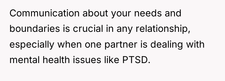 Communication about your needs and boundaries is crucial in any...