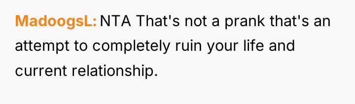 MadoogsL NTA That's not a prank that's an attempt to...