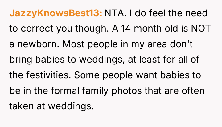 JazzyKnowsBest13 NTA. I do feel the need to correct you...