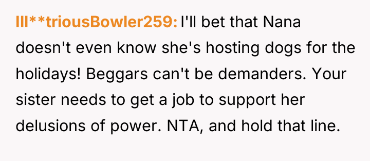 Ill**triousBowler259 I'll bet that Nana doesn't even know she's hosting...