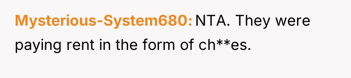Mysterious-System680 NTA. They were paying rent in the form of...