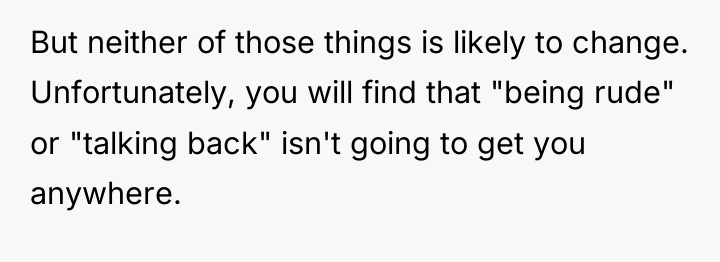 But neither of those things is likely to change. Unfortunately,...