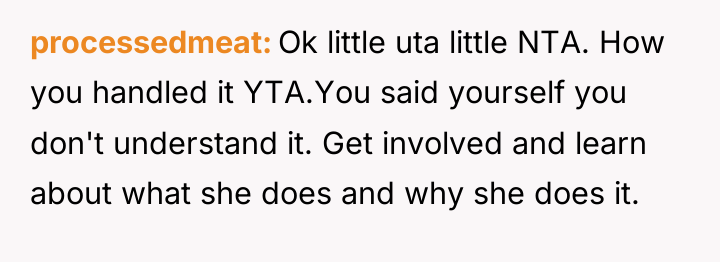processedmeat Ok little uta little NTA. How you handled it...
