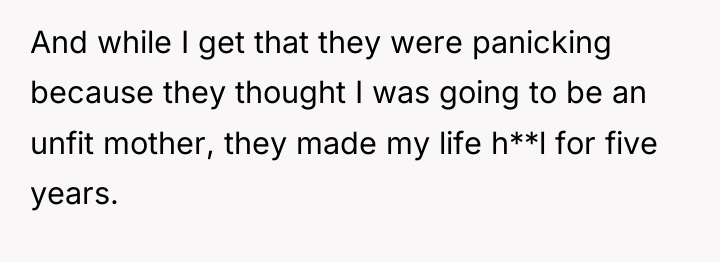And while I get that they were panicking because they...