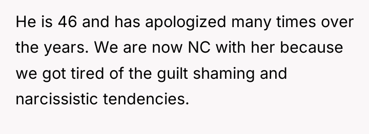 He is 46 and has apologized many times over the...