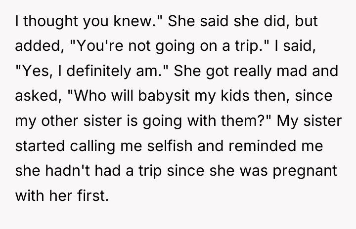 I thought you knew." She said she did, but added,...