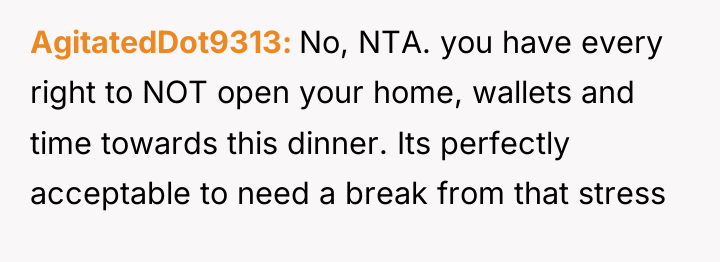 AgitatedDot9313 No, NTA. you have every right to NOT open...