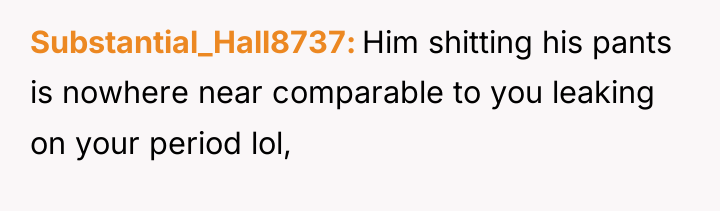 Substantial_Hall8737 Him shitting his pants is nowhere near comparable to...