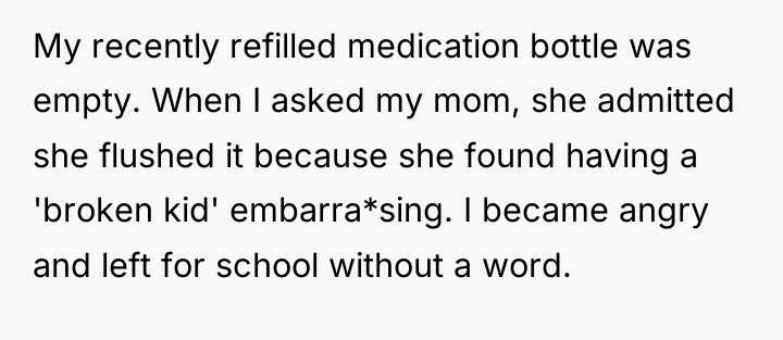 My recently refilled medication bottle was empty. When I asked...