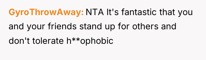 GyroThrowAway NTA It's fantastic that you and your friends stand...