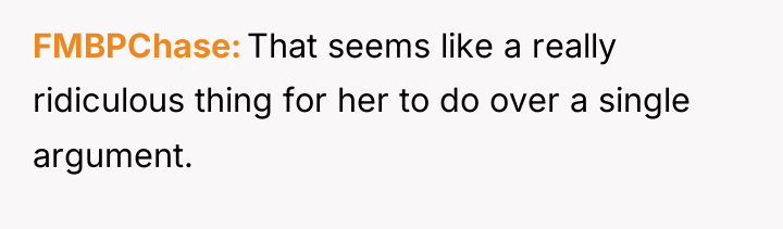 FMBPChase That seems like a really ridiculous thing for her...