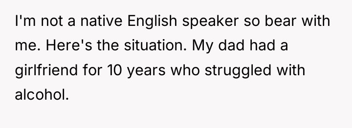 I'm not a native English speaker so bear with me....