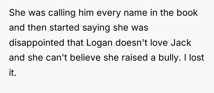 She was calling him every name in the book and...