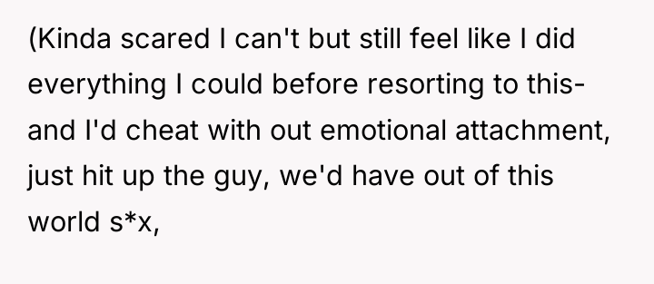 (Kinda scared I can't but still feel like I did...