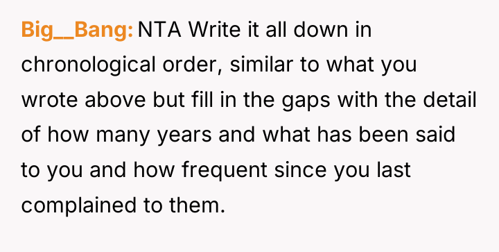 Big__Bang NTA Write it all down in chronological order, similar...