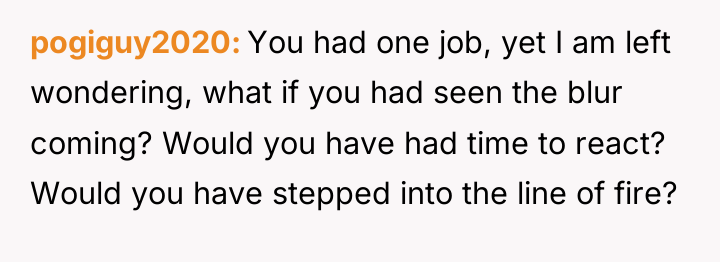 pogiguy2020 You had one job, yet I am left wondering,...