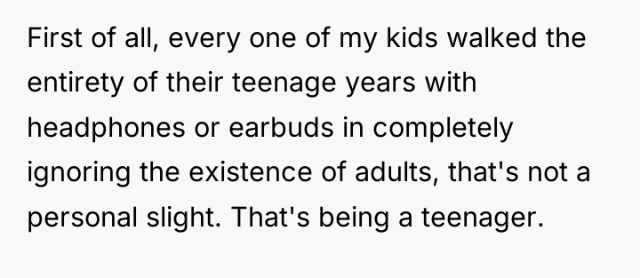 First of all, every one of my kids walked the...