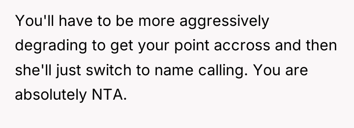 You'll have to be more aggressively degrading to get your...