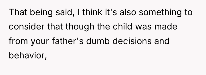 That being said, I think it's also something to consider...