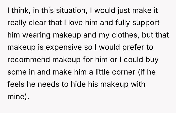 I think, in this situation, I would just make it...