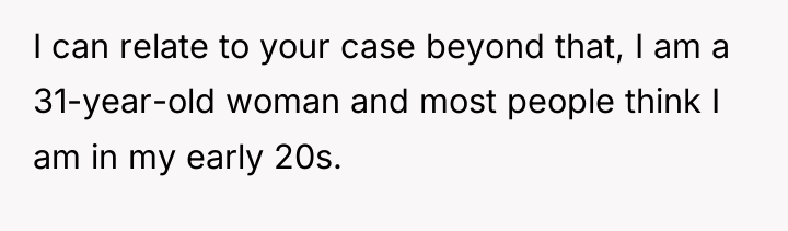 I can relate to your case beyond that, I am...