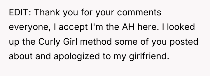 EDIT: Thank you for your comments everyone, I accept I'm...