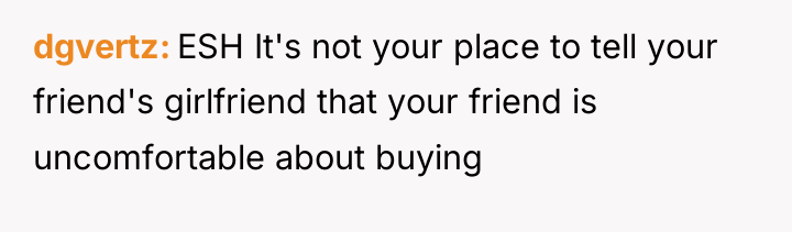 dgvertz ESH It's not your place to tell your friend's...