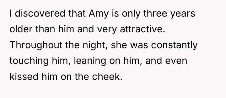 I discovered that Amy is only three years older than...