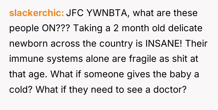 slackerchic JFC YWNBTA, what are these people ON??? Taking a...