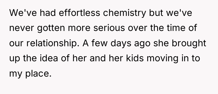 We've had effortless chemistry but we've never gotten more serious...