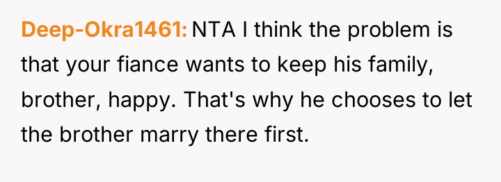 Deep-Okra1461 NTA I think the problem is that your fiance...