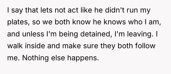 I say that lets not act like he didn't run...