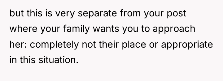 but this is very separate from your post where your...