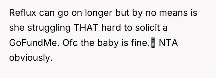 Reflux can go on longer but by no means is...