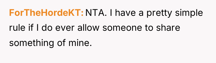 ForTheHordeKT NTA. I have a pretty simple rule if I...