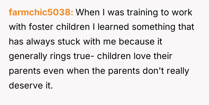 farmchic5038 When I was training to work with foster children...