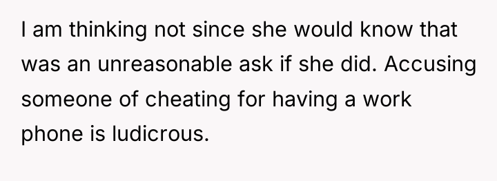 I am thinking not since she would know that was...