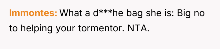 lmmontes What a d***he bag she is: Big no to...