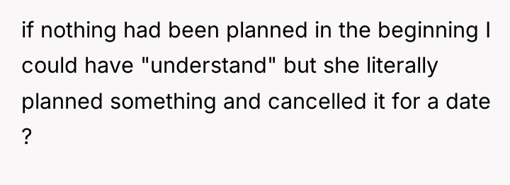 if nothing had been planned in the beginning I could...